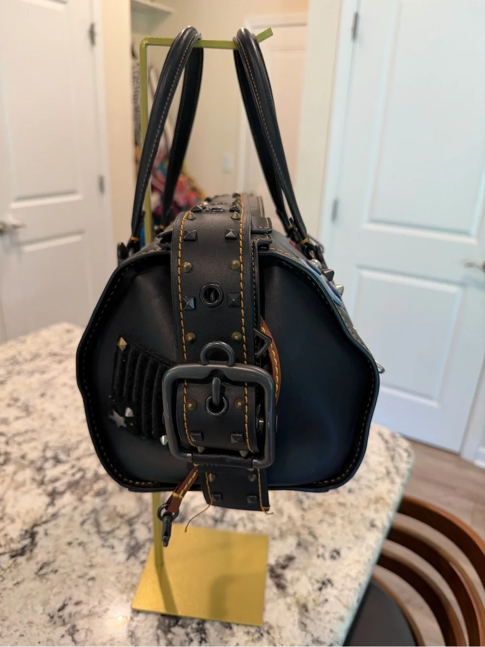 Coach 1941 Varsity Patch Badlands Satchel